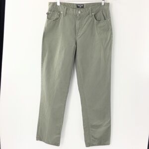 Polo Jean Company Ralph Lauren Womens Pants Straight Leg Olive Green Sz 10